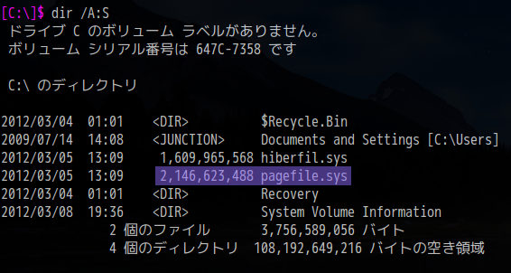 pagefile.sys File Size